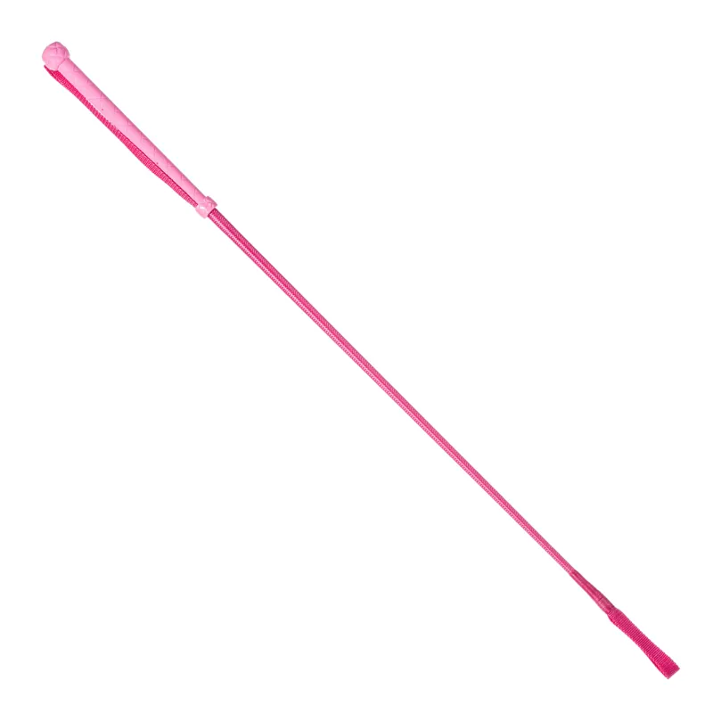Country Direct Braided Everyday Riding Whip Pink 60cm